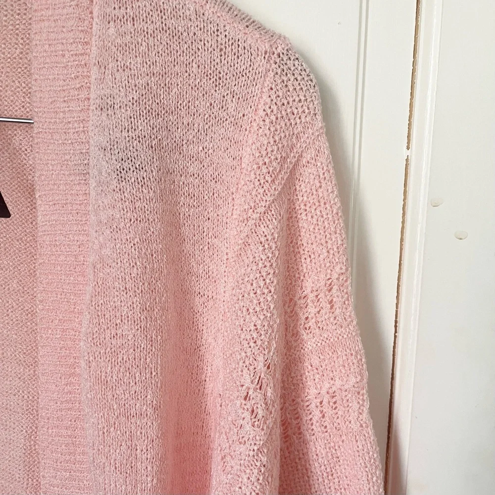 Torrid Duster Open Front Stitch Detail Cardigan Size 1X - Picture 6 of 14